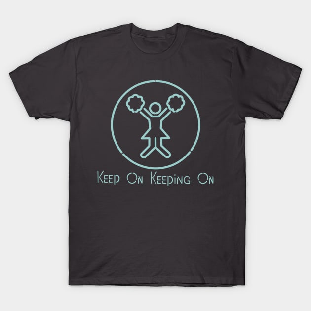 Keep On Keeping On - Death Stranding T-Shirt by idontfindyouthatinteresting